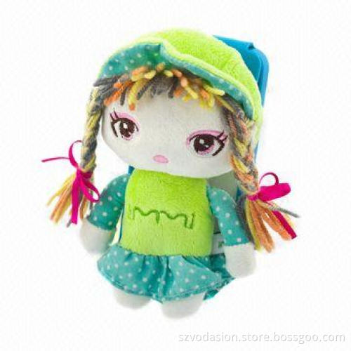 Soft Plush Cartoon Cute Girl Soft Silicone Case for Cell Phone, Promotional Gifts